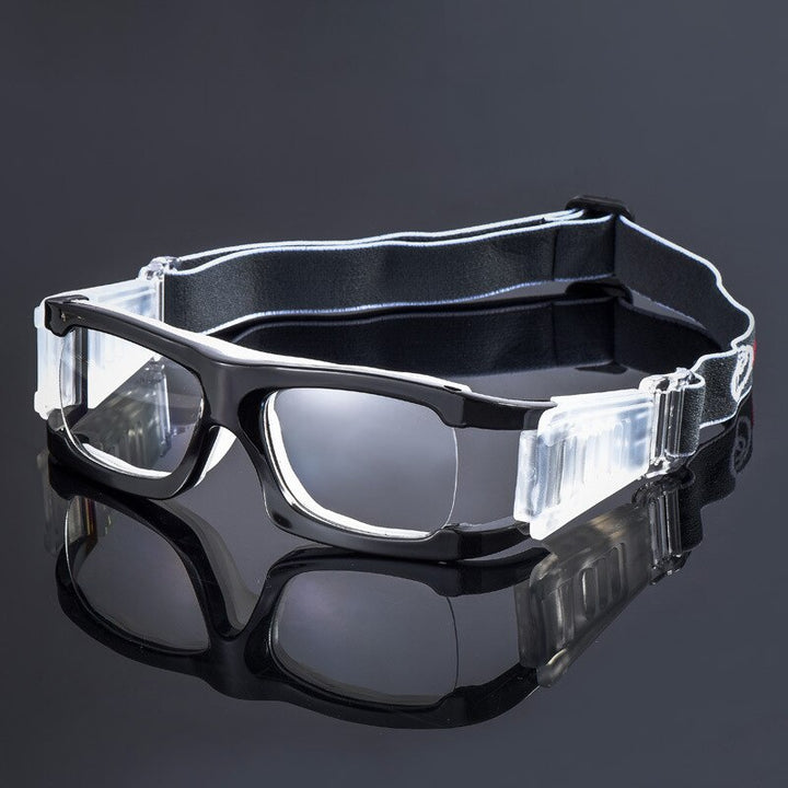 Reven Jate Unisex Full Rim Square Acetate Tr 90 Resin Sport Goggle Wrap Around Eyeglasses 881 Full Rim Reven Jate black
