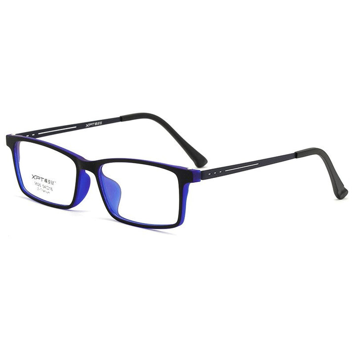 Zirosat Unisex Full Rim Square Tr 90 Titanium Eyeglasses 9826 Full Rim Zirosat blue