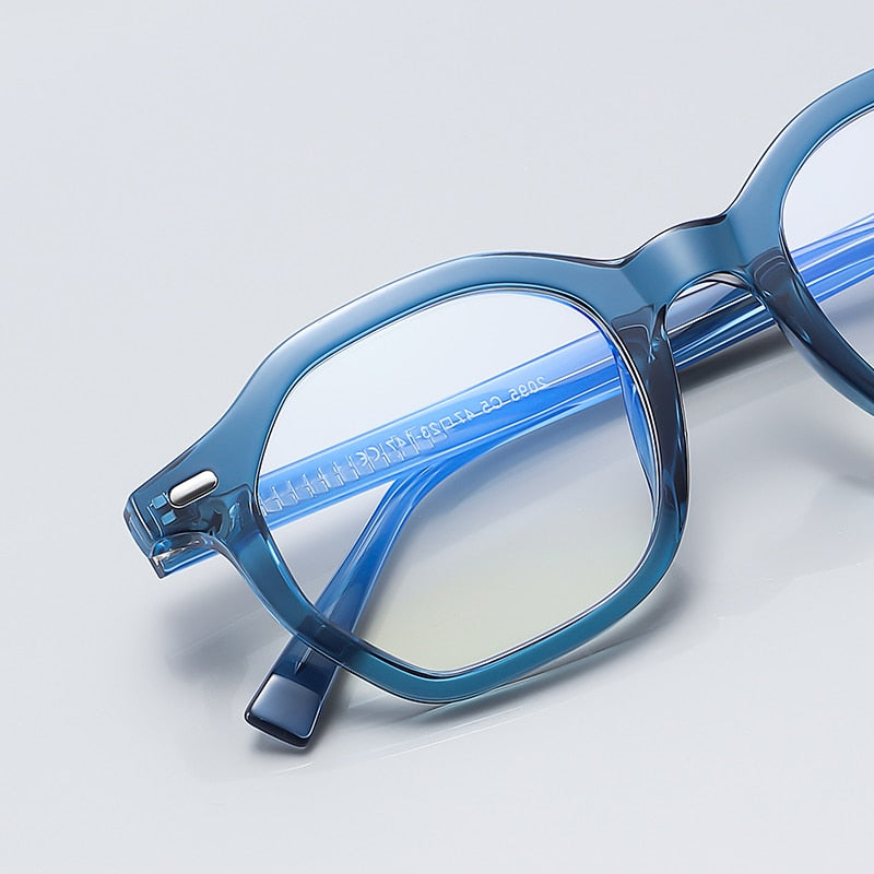 Gmei Unisex Full Rim Small Square Oval Tr 90 Titanium Eyeglasses 2095 Full Rim Gmei Optical