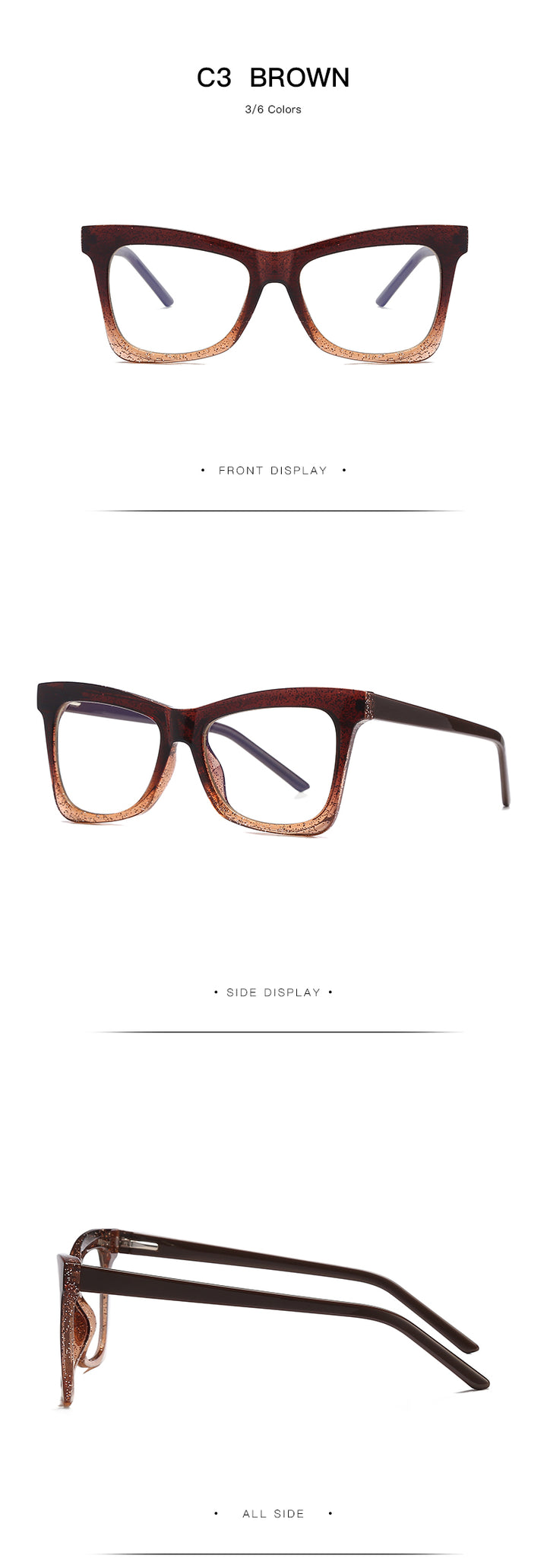 Gmei Women's Full Rim TR 90 Titanium Cat Eye Frame Eyeglasses 2042 Full Rim Gmei Optical