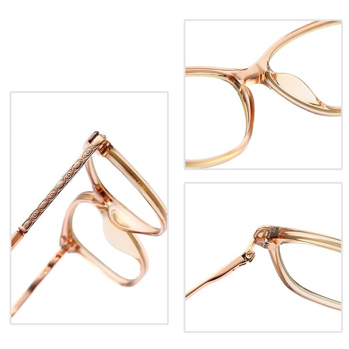 Zirosat Children's Unisex Full Rim Square Round Tr 90 Alloy Eyeglasses 20203 Full Rim Zirosat