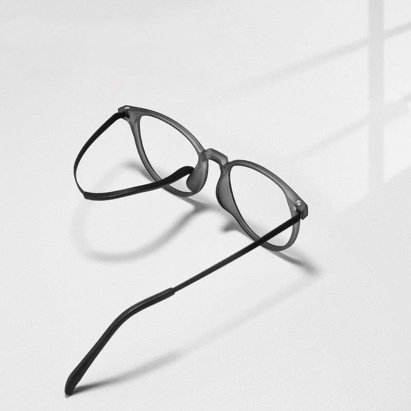 Gmei Unisex Full Rim Round Square Tr 90 Titanium Eyeglasses 9836xp Full Rim Gmei Optical
