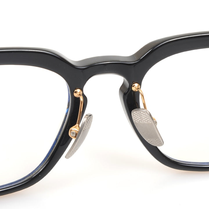Muzz Unisex Full Rim Square Round Acetate Eyeglasses 702 Full Rim Muzz