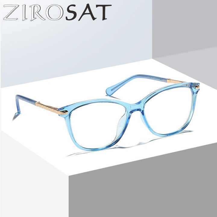 Zirosat Children's Unisex Full Rim Square Round Tr 90 Alloy Eyeglasses 20203 Full Rim Zirosat