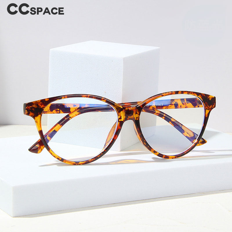 CCspace Unisex Full Rim Square Acetate Eyeglasses 55438 Full Rim CCspace