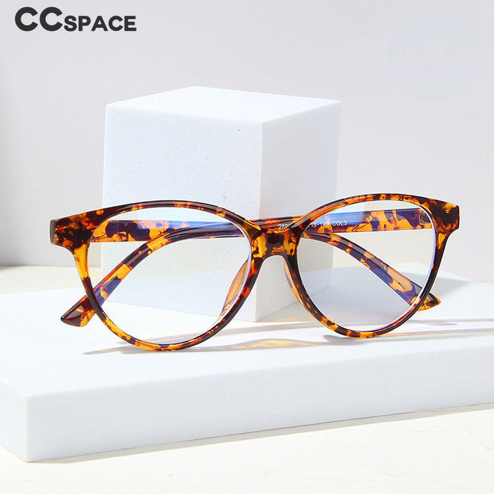 CCspace Unisex Full Rim Square Acetate Eyeglasses 55438 Full Rim CCspace