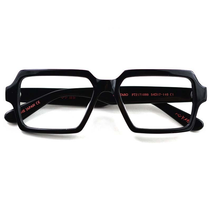 CCspace Unisex Full Rim Square Acetate Eyeglasses 54726 Full Rim CCspace Black China
