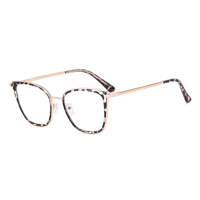 Ralferty Women's Full Rim Square Cat Eye Tr 90 Acetate Eyeglasses F82013 Full Rim Ralferty C6 Leopard China