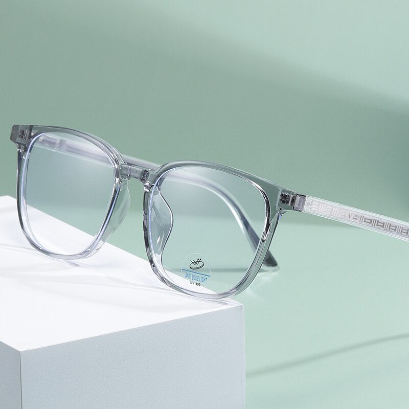 Reven Jate Unisex Full Rim Square Tr 90 Acetate Eyeglasses 81245 Full Rim Reven Jate