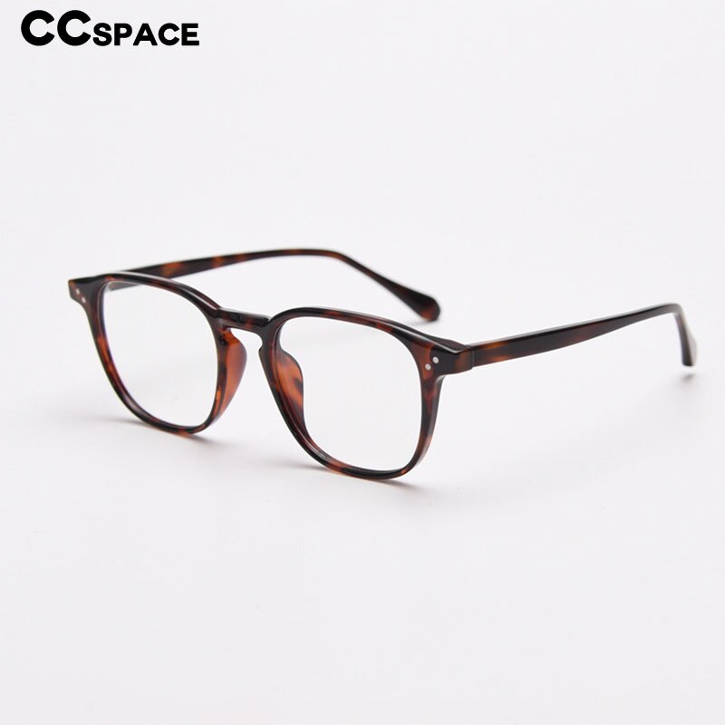 CCspace Unisex Full Rim Square Cat Eye Tr 90 Titanium Eyeglasses 55694 Full Rim CCspace