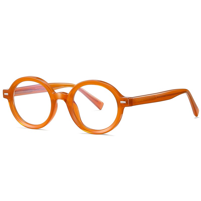 Reven Jate Unisex Full Rim Oval Tr 90 Eyeglasses 2092 Full Rim Reven Jate C5