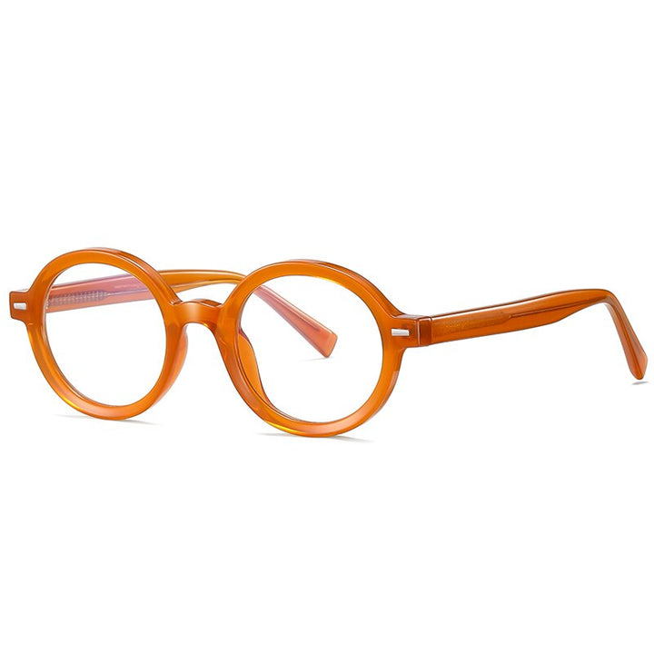 Reven Jate Unisex Full Rim Oval Tr 90 Eyeglasses 2092 Full Rim Reven Jate C5