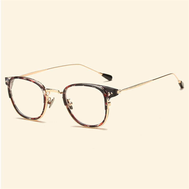 Cubojue Unisex Full Rim Square Alloy Hyperopic Reading Glasses Reading Glasses Cubojue