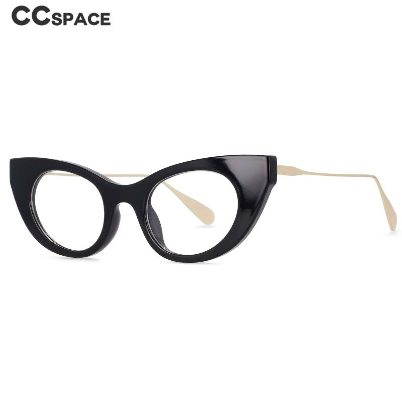 CCspace Women's Full Rim Cat Eye Resin Frame Sunglasses 54236 Sunglasses CCspace Sunglasses