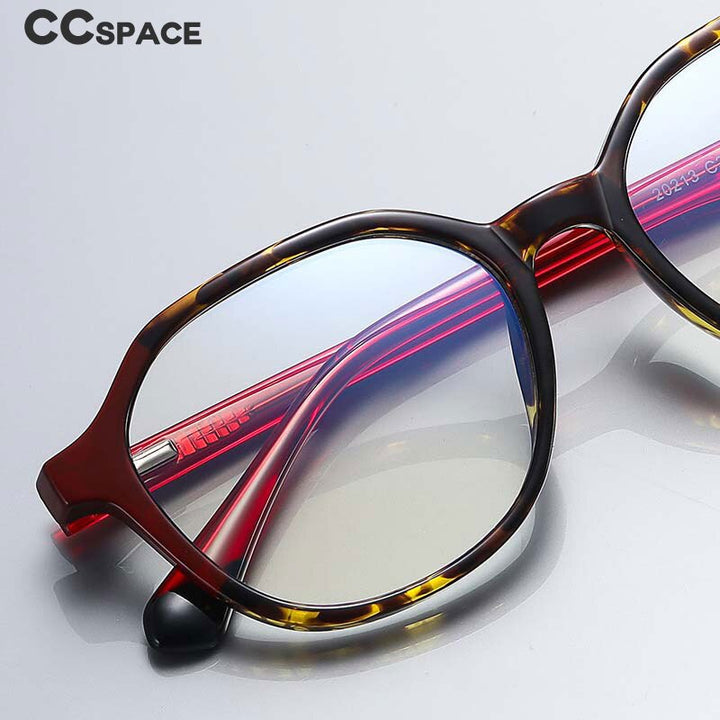 CCspace Children's Unisex Full Rim Square Round Tr 90 Titanium Frame Eyeglasses 54572 Full Rim CCspace