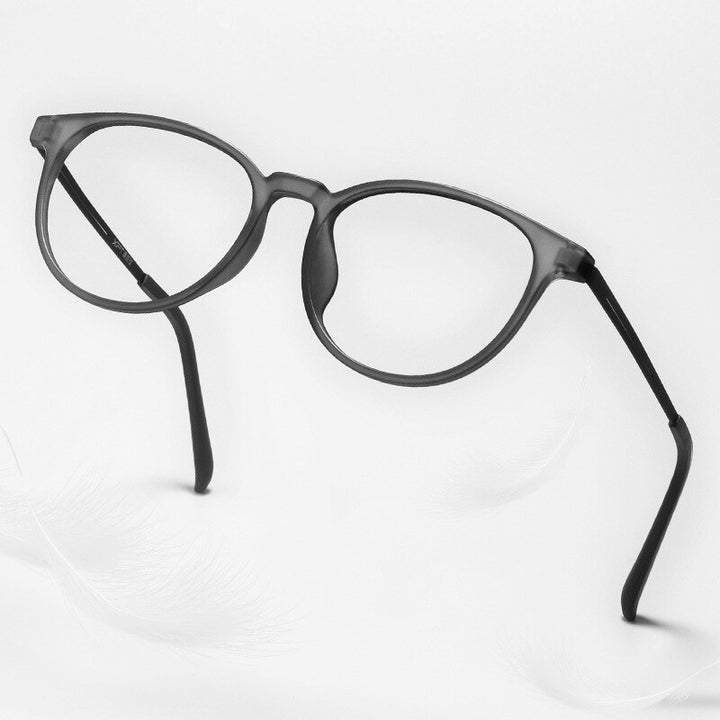 Gmei Unisex Full Rim Round Square Tr 90 Titanium Eyeglasses 9836xp Full Rim Gmei Optical