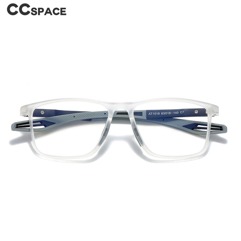 CCspace Youth Unisex Full Rim Square TR 90 Titanium Reading Glasses 55419 Reading Glasses CCspace
