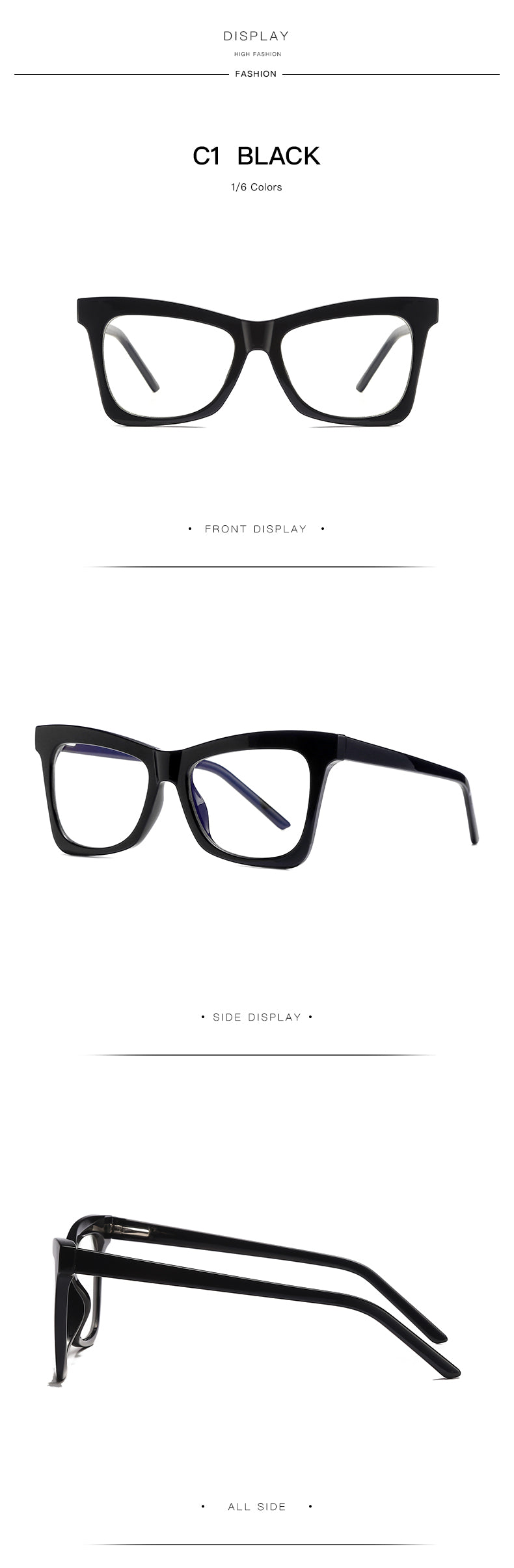 Gmei Women's Full Rim TR 90 Titanium Cat Eye Frame Eyeglasses 2042 Full Rim Gmei Optical