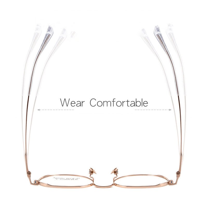Yimaruili Unisex Full Rim Polygon Titanium Eyeglasses BV87007 Full Rim Yimaruili Eyeglasses