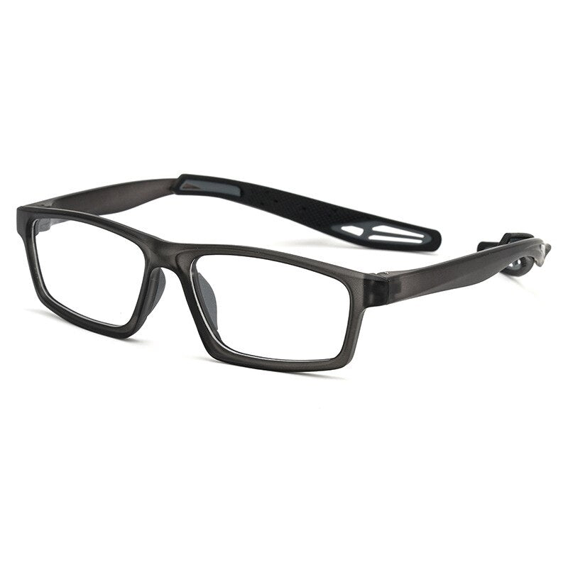 Reven Jate Unisex Full Rim Square Tr 90 Sport Eyeglasses 1219 Full Rim Reven Jate