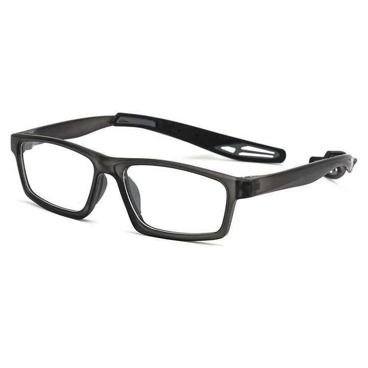 Reven Jate Unisex Full Rim Square Tr 90 Sport Eyeglasses 1219 Full Rim Reven Jate