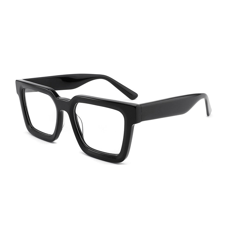 Gatenac Unisex Full Rim Square Acetate Frame Eyeglasses Gxyj793 Full Rim Gatenac
