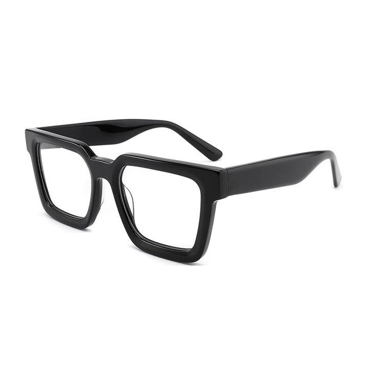 Gatenac Unisex Full Rim Square Acetate Frame Eyeglasses Gxyj793 Full Rim Gatenac