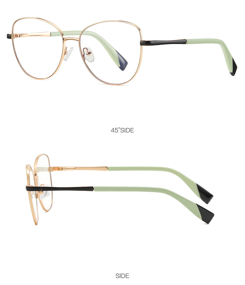 Hdcrafter Women's Full Rim Cat Eye Frame Eyeglasses 3019 Full Rim Hdcrafter Eyeglasses