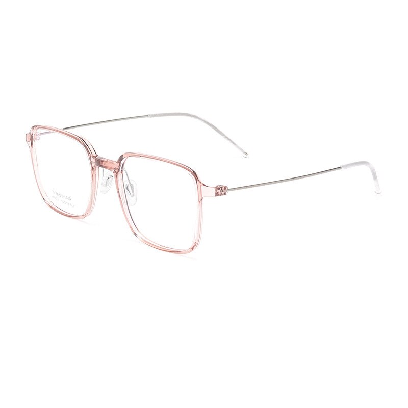 Hotony Unisex Full Rim Square Tr 90 Eyeglasses 5824m Full Rim Hotony tranparent