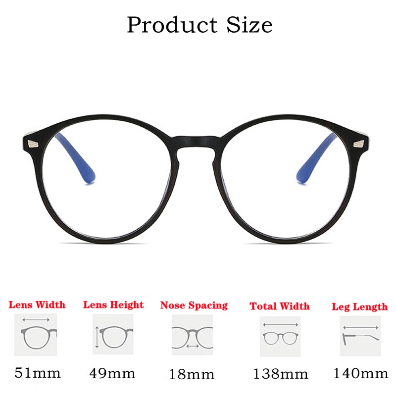 Yimaruili Unisex Full Rim Round Tr 90 Eyeglasses TR90 6009 Reading Glasses Yimaruili Eyeglasses