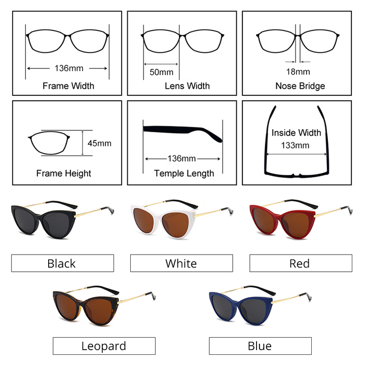 Ralferty Women's Full Rim Oval Cat Eye Acetate Eyeglasses With Clip On Sunglasses 2353 With Clip Ons Ralferty