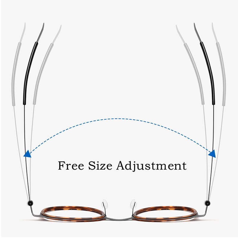 Gmei Unisex Full Rim Round Square Screwless Titanium 9704Jw Full Rim Gmei Optical