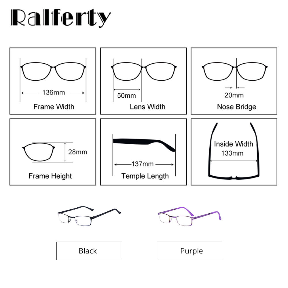 Ralfterty Unisex Full Rim Small Square Alloy Folding Hyperopic Folding Reading Glasses D827 Reading Glasses Ralferty