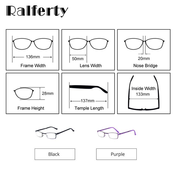 Ralfterty Unisex Full Rim Small Square Alloy Folding Hyperopic Folding Reading Glasses D827 Reading Glasses Ralferty