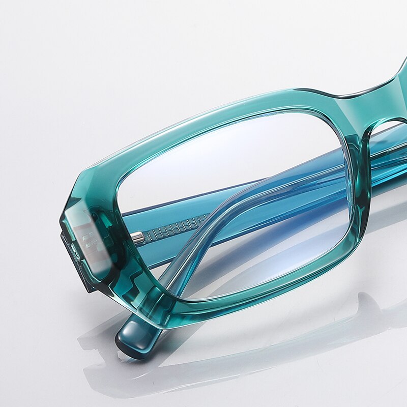 Reven Jate Unisex Full Rim Square Acetate Eyeglasses 2154 Full Rim Reven Jate