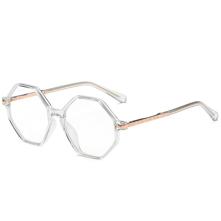 Zirosat Children's Unisex Full Rim Polygon Round Tr 90 Alloy Eyeglasses 20202 Full Rim Zirosat C2