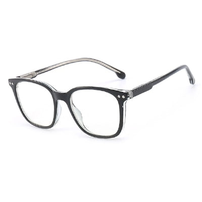 Ralferty Children's Unisex Full Rim Square Tr 90 Acetate Eyeglasses M3568 Full Rim Ralferty China C1 Black
