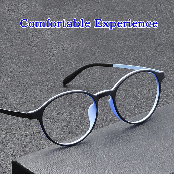 Gmei Unisex Full Rim TR 90 Titanium Alloy Round Frame Eyeglasses3050 Full Rim Gmei Optical