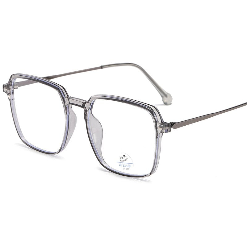 Reven Jate Unisex Full Rim Square Tr 90 Eyeglasses 81249 Full Rim Reven Jate