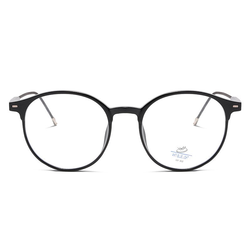 Reven Jate Unisex Full Rim Round Tr 90 Eyeglasses 81233 Full Rim Reven Jate