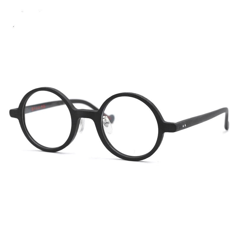 Hdcrafter Unisex Full Rim Round Acetate Eyeglasses Pt2171109 Full Rim Hdcrafter Eyeglasses