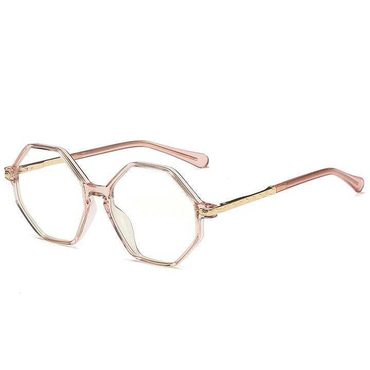 Zirosat Children's Unisex Full Rim Polygon Round Tr 90 Alloy Eyeglasses 20202 Full Rim Zirosat C4