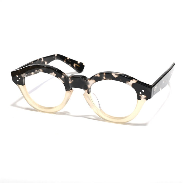 Cubojue Unisex Full Rim Oval Acetate Custom Lens Reading Glasses Cl001 Reading Glasses Cubojue