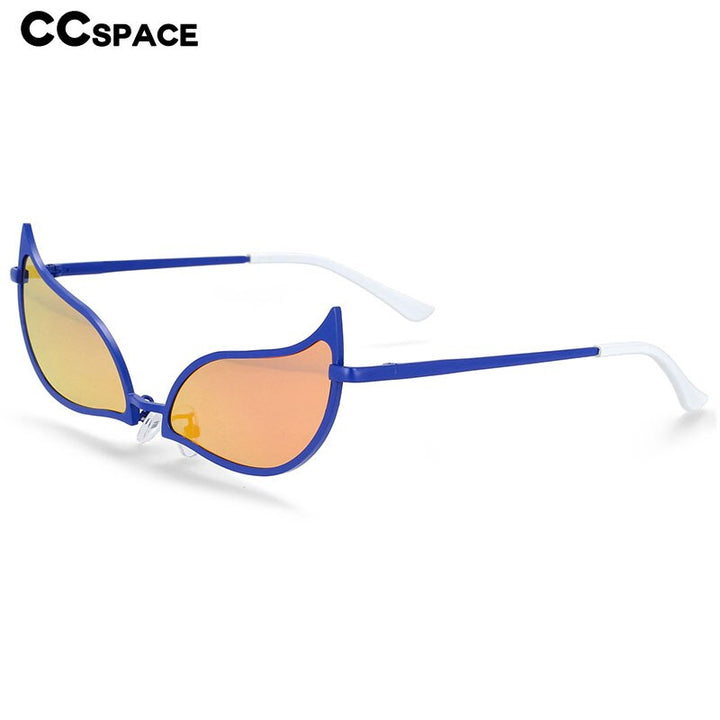 CCspace Unisex Full Rim Cat Eye Alloy Frame Sunglasses 54328 Sunglasses CCspace Sunglasses