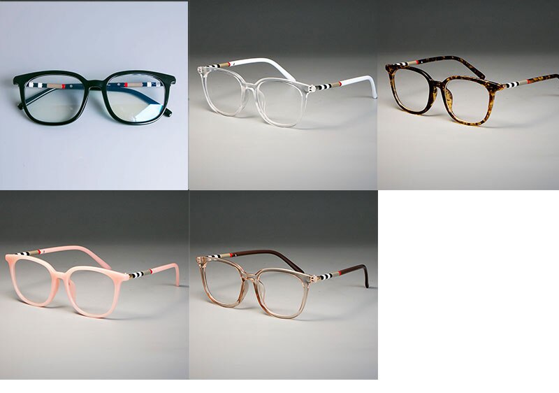 CCspace Unisex Full Rim Round Square Tr 90 Titanium Reading Glasses R47892 Reading Glasses CCspace