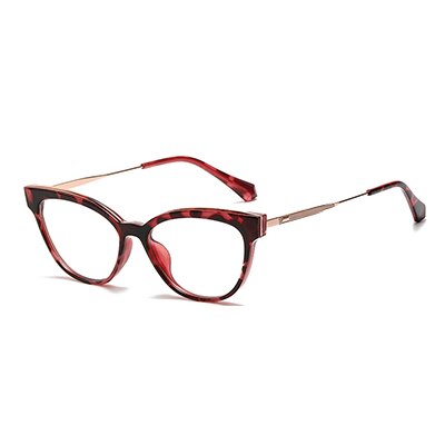 Ralferty Women's Full Rim Square Cat Eye Tr 90 Acetate Eyeglasses D836 Full Rim Ralferty China C3 Leopard
