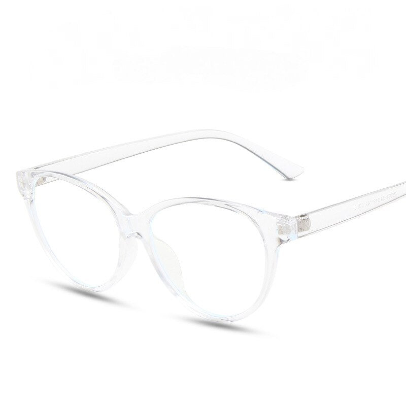 CCspace Unisex Full Rim Square Acetate Eyeglasses 55438 Full Rim CCspace China TransparentWhite