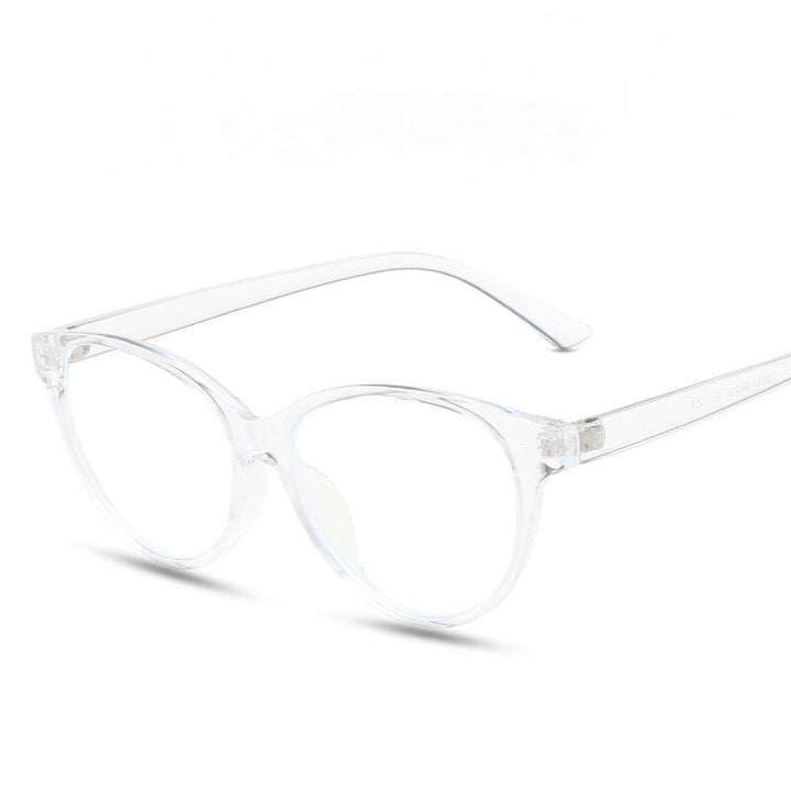 CCspace Unisex Full Rim Square Acetate Eyeglasses 55438 Full Rim CCspace China TransparentWhite