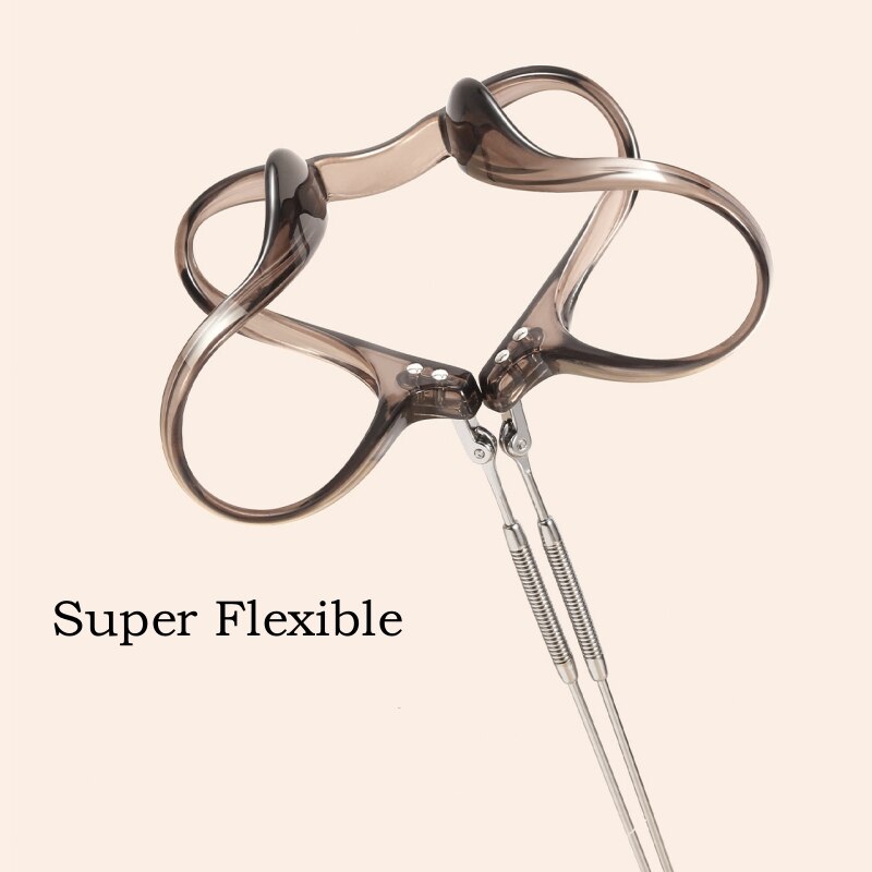 Yimaruili Unisex Full Rim Round Tr 90 Alloy Eyeglasses 90045 Full Rim Yimaruili Eyeglasses