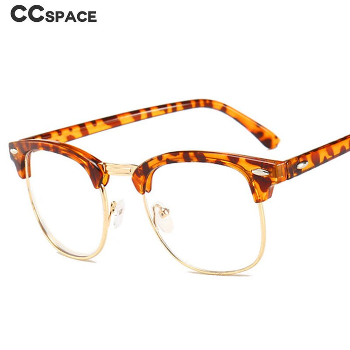 CCspace Unisex Full Rim Square Tr 90 Eyeglasses 54622 Full Rim CCspace